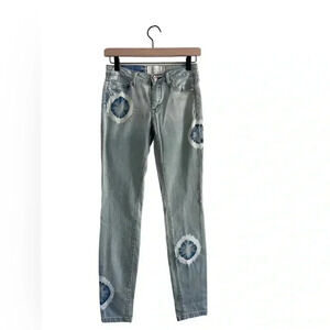Rachel Rachel Roy Tie Dye Skinny Ankle Jeans Mid-rise Pants Sz 25